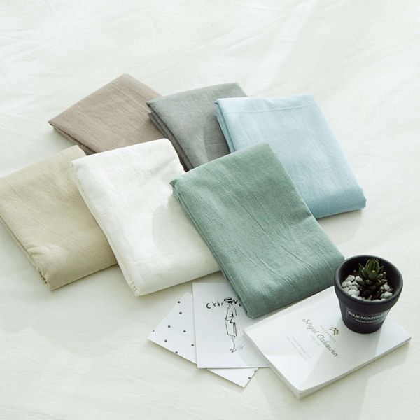 

all cotton no printing water wash pillow case single piece pure skin color lattice student bed and