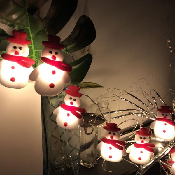 

christmas decorations led snowman lamp string party decorative lantern pendant