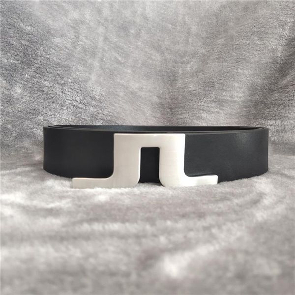 

belts men's golf leather fashion alloy buckle sports leisure belt two colors optional, Black;brown