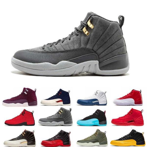 

with box winterize 12 red 12s college navy men basketball shoes michigan wings the master black white taxi sports j12 sneakers