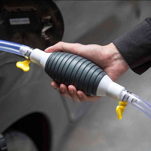 Tanque mão otário de transferência de óleo carro gasolina diesel líquido manual sifão bomba de gás economizador