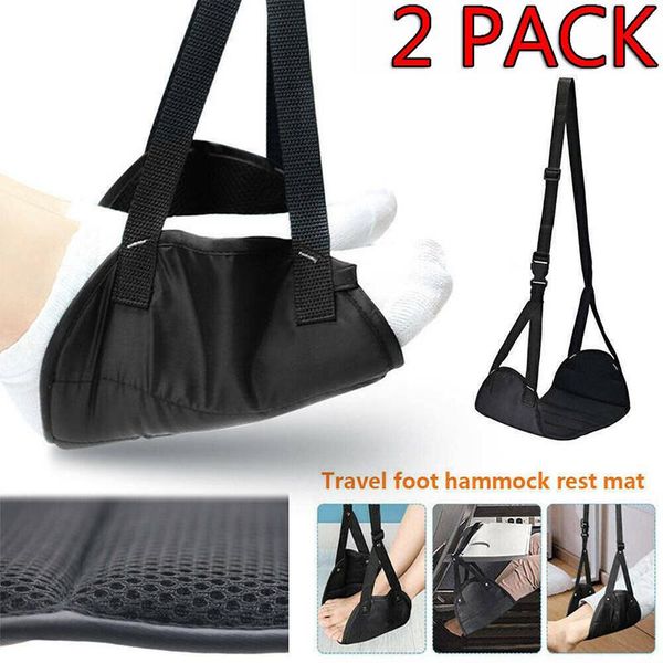 

outdoor games & activities foot leg hammock rest carry-on feet comfy hanger airplane footrest made with premium memory foam resting for trav