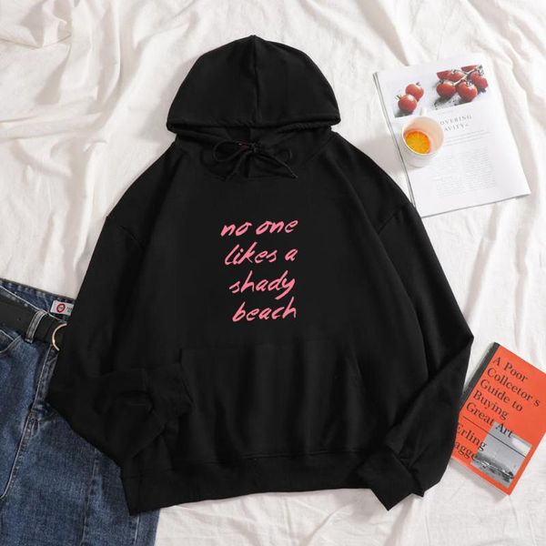 

women's hoodies & sweatshirts oversized hoodie women autumn thick loose sweatshirt harajuku letters printed cotton hooded pullover fema, Black