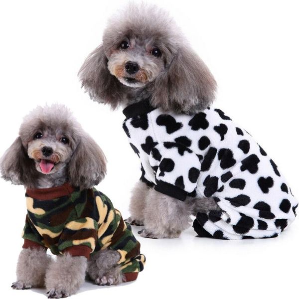 

dog apparel pet winter warm coat puppy cat jacket pajamas clothes