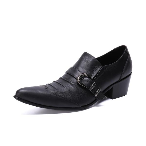

dress shoes men's leather shoes, 2021 luxury black wedding banquet large 37-47