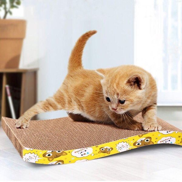 

cat toys wear-resistant scratch pad board kitten cushion grab corrugated grabbing pet supplies