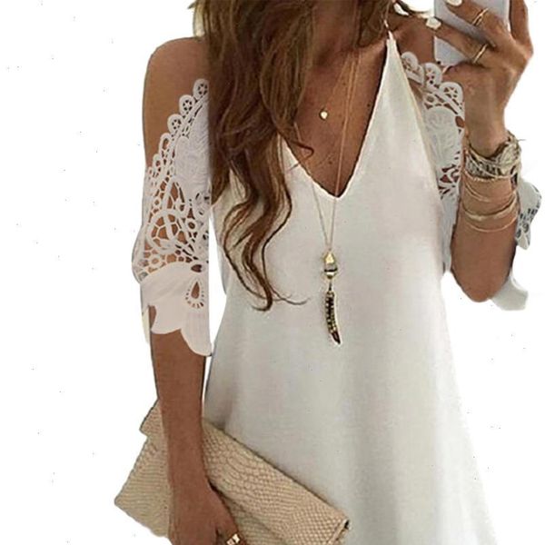 

summer women womens dress v neck pineapple floral print cold shoulder lace a line beach female fashion vestidos, Black;gray