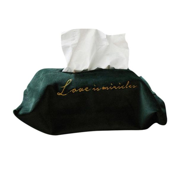 

tissue boxes & napkins arrival bag storage portable vintage napkin holder pumping cover soft paper velvet