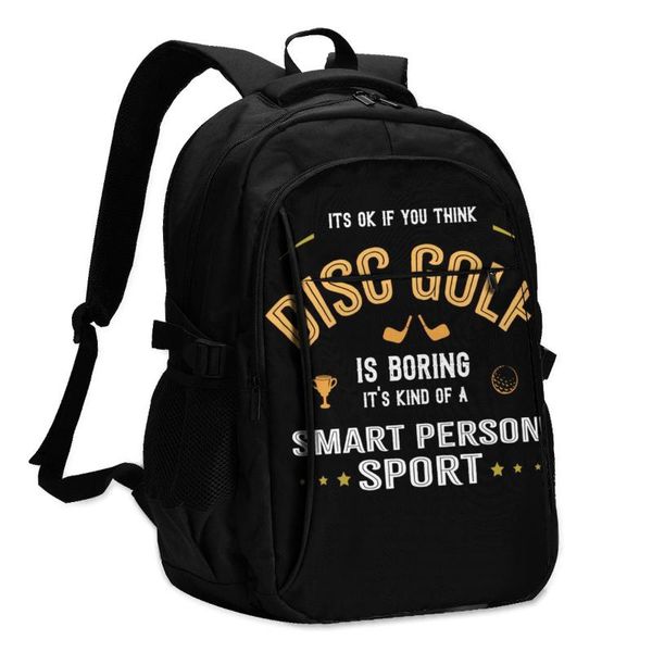 

backpack disc golf backpacks girl large cute charging usb workout bags