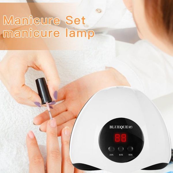 

nail dryers 5/48w 3/24 led dryer machine infrared auto-sensing 3 timing modes quick-drying lamp for drying uv nails gel polish manicure