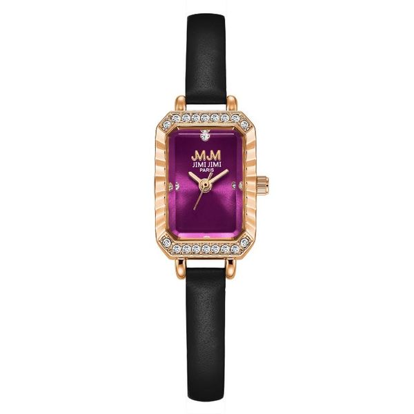 

wristwatches stainless steel watches women wrist elegance genuine leather watch band japan miyota movt quartz, Slivery;brown