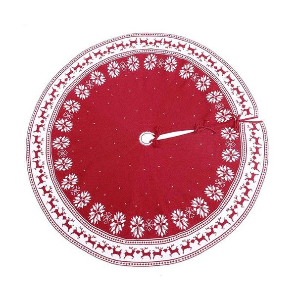 

christmas decorations tree skirt - (48 inch red )