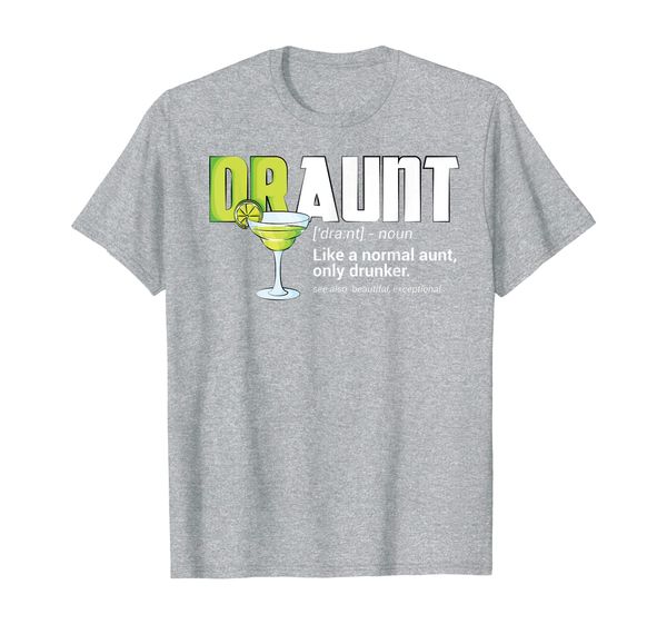 

draunt drinking aunt aunti margarita t-shirt, White;black