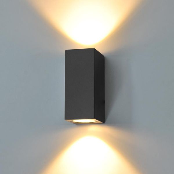

outdoor wall lamps 3w 6w led indoor lamp waterproof ip65 cob porch garden modern home decor up down light aluminum sconce