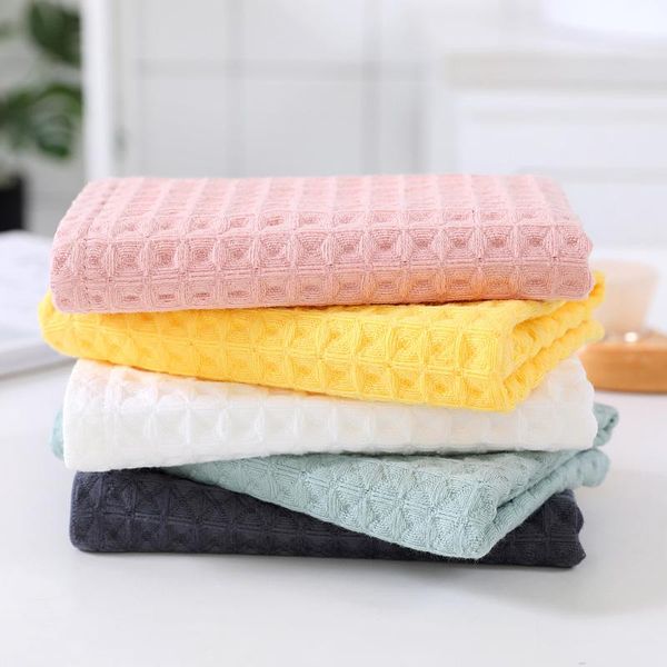 

towel japanese all cotton honeycomb square pure absorbent soft breathable waffle