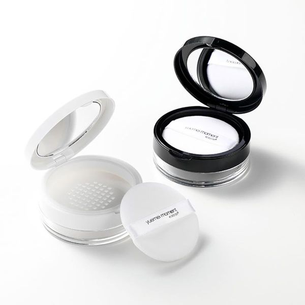 

storage boxes & bins travel cosmetics box loose powder portable fixing case with mirror can hold 10g