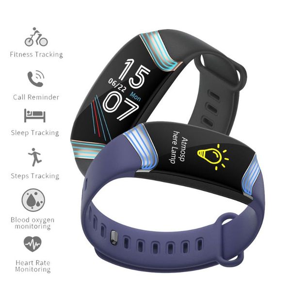 

wristwatches smart bracelet men women night running sport watch heart rate monitor fitness tracker smartwatch for ios android, Slivery;brown