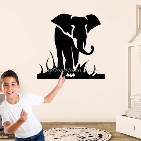 

wall stickers elephant african art sticker decal decor home decoration room