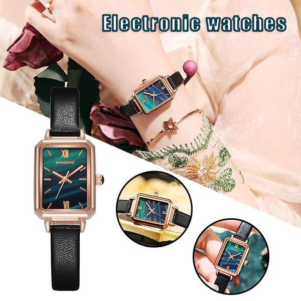 

wristwatches green quartz watches beautiful individual casual girls wrist watch for women lady pr sale, Slivery;brown
