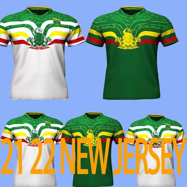 Männer Tops 22 23 Mali Fussball Jersey Nationalmannschaft Soumaila Mahamane Mamadou Salam Home Gelb Away White 2022 2023 Football Jersey Shirt