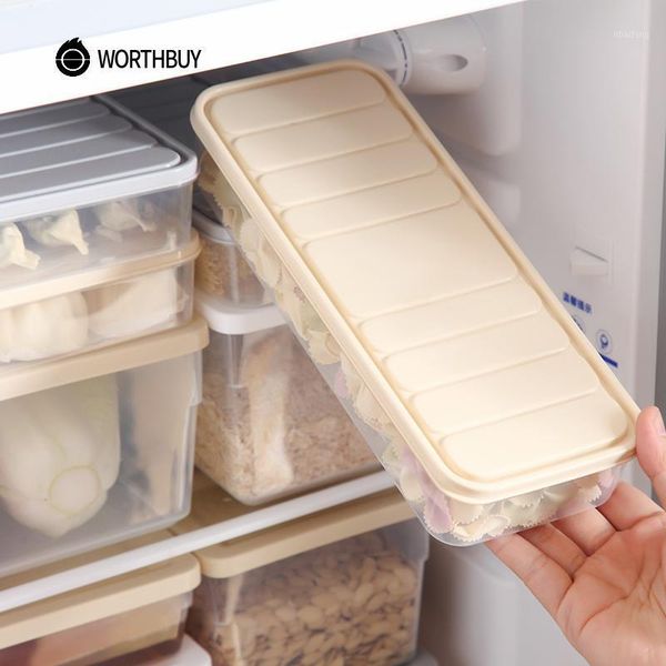 

storage bottles & jars vandhome refrigerator box organizer sealed egg holder kitchen accessories fridge plastic with lid food container
