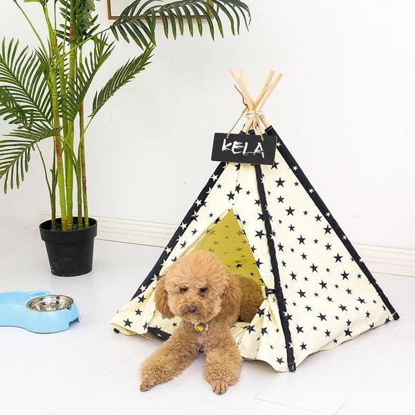 

star dog mat tents cute tent outside pet house kennels washable puppy cat pets supplies portable houses mats & pens