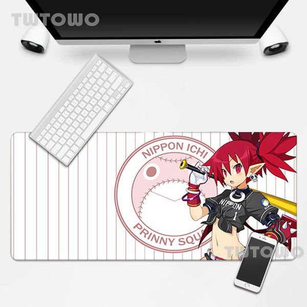 

mouse pads & wrist rests disgaea 5 gaming large size pad anime natural rubber lovely cartoon gamer home carpet mat
