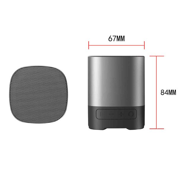 

microphone speaker wireless bluetooths with tf card hand-mental tws speaker