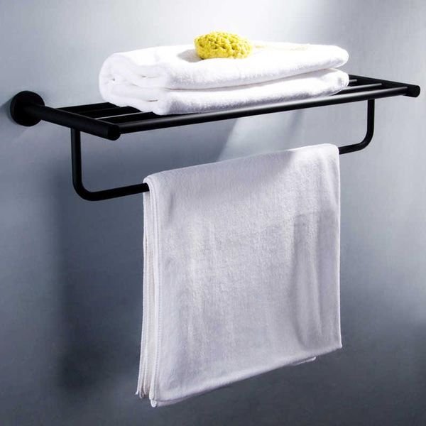 

towel racks hook attached to bathroom cover black stainless steel bar rail matte