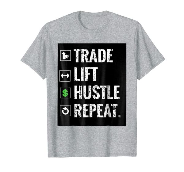 

day trading shirt, hustle t shirt, stock market shirt, White;black