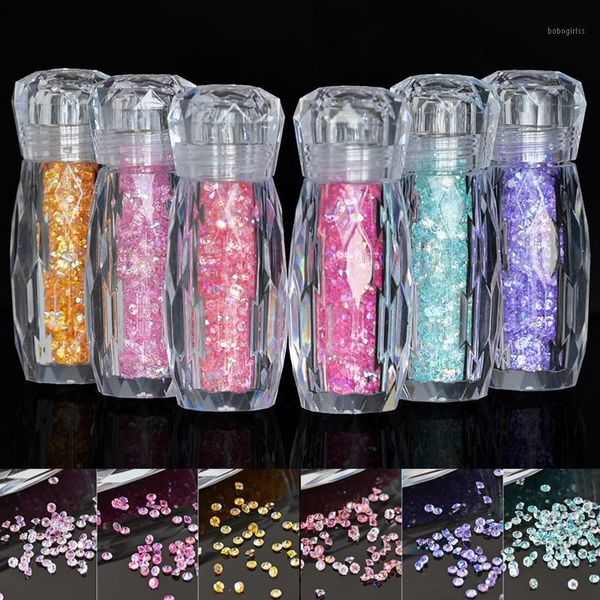 

1bottle of mini glitter caviar micro beads colorful strass nail glass for nails pixie design 3d decoration (caviare) #t231, Silver;gold