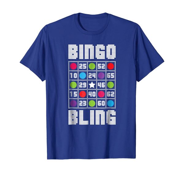 

bingo bling rhinestone style funny lucky player gift t-shirt, White;black