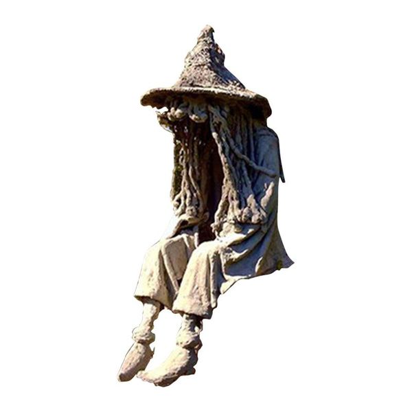 

garden decorations outdoor lamp resin ornaments witch ghoul decoration action figure toys christmas gift collection home creative decor