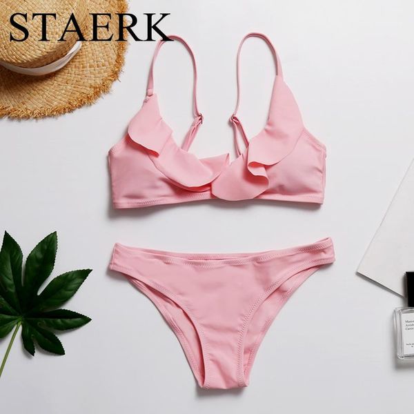 Costumi da bagno donna STAERK 2021 Bikini Set Donna Sexy Panca Costume da bagno Costume da bagno Perizoma Biquini Brasiliano Maillot De Bain