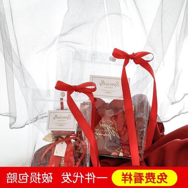 

wedding 2021 souvenir box creative candy pvc bag tote transparent gift hvgsx