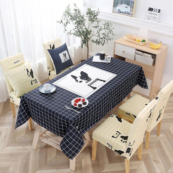 

chair covers nordic print cover home dining elastic anti-dirty removable for el party decor