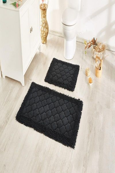 

bath mats black diamond 2-cotton set for closet st02371
