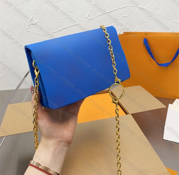 

luxurys designers genuine leather bags chain women's messenger shoulder bag pochette coussin tote crossbody handbags fashion wallet han
