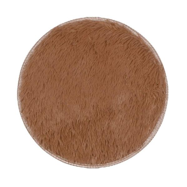 

bath mats 2021 1pc 40 * 40cm thick round carpet mat restaurant bedroom anti-slip 7.5