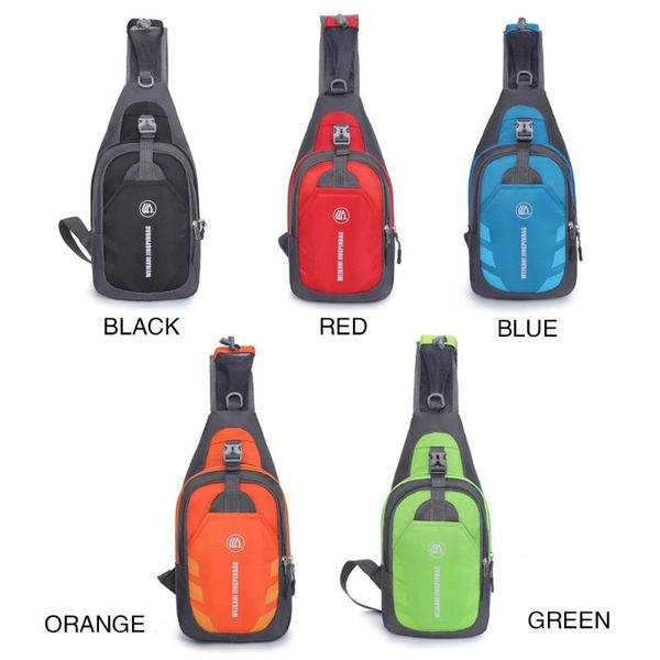 

outdoor bags shopping money satchel chest pack luggage bank card mobile phone bag polyester 5 color shoulder backpack