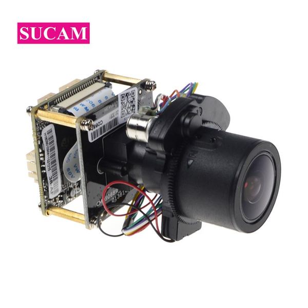 

h.265 2.8-12mm motorized varifocal 4mp ip security camera hi3518d+ov4689 4xzoom network module pcs board with cable cameras
