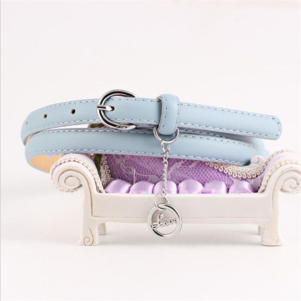 

belts 2021 103cm female silver circle pendant leather for women jeans decorative narrow belt ladies dress ceinture femme, Black;brown