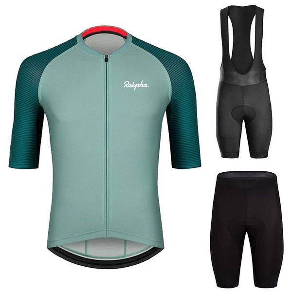

ralvpha men cycling jersey sets triathlon clothing bib shorts quick dry bicycle uniform bike clothes suits ropa ciclismo racing, Black;blue