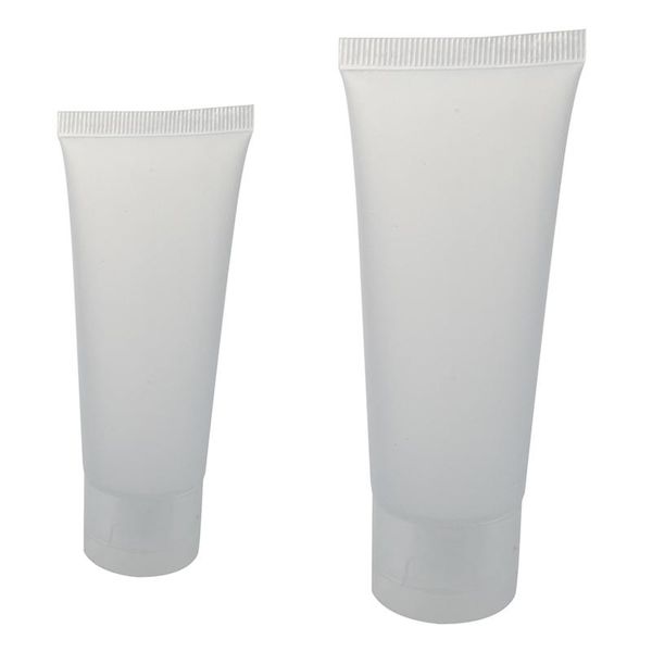 

storage bottles & jars 20pcs dull polish empty cosmetic soft tube travel makeup container (50ml (10.5x5.2x2.8cm)& 15ml(8.5x3.7x2.2cm))