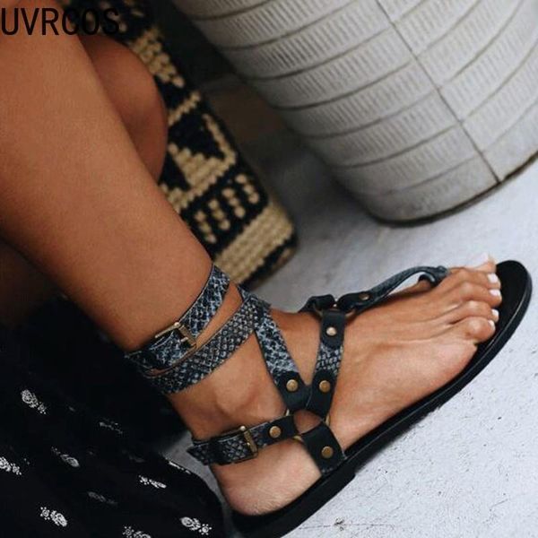 

shoes for women sandals retro simple personality buckle design trend all-match classic style women's 2021, Black