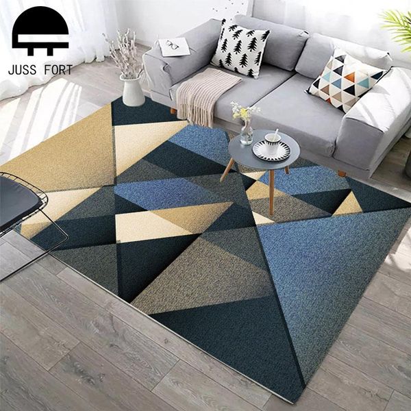 

carpets geometric anti-slip carpet bedroom bedside bay window floor mats for living room home decoration area rug indoor printed pad