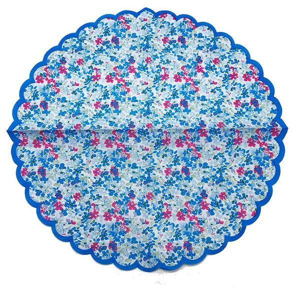 

packaging dinner service 20pcs/lot flower round napkins birthday party decorations floral paper tissues 33cm*33cm