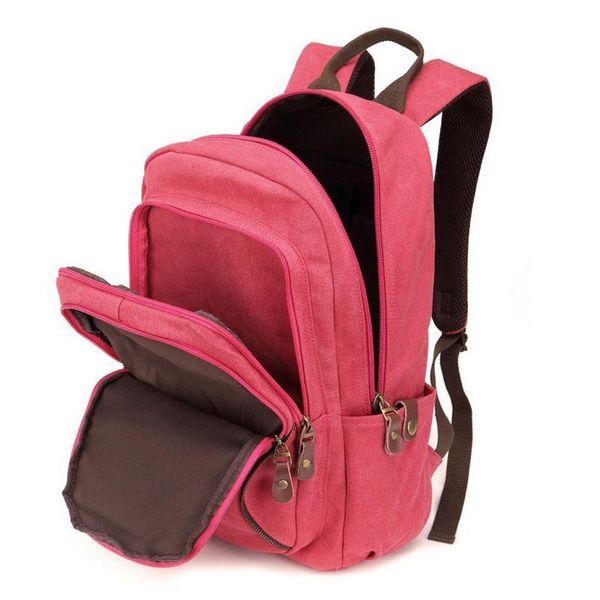 

backpack men women canvas solid color daily casual bagpack woman ladies large lapbackpacks men's notebook