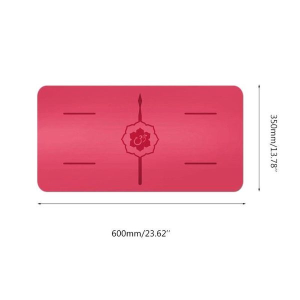 

mini pu yoga pad eco-friendly non slip knee elbows auxiliary k43e mats