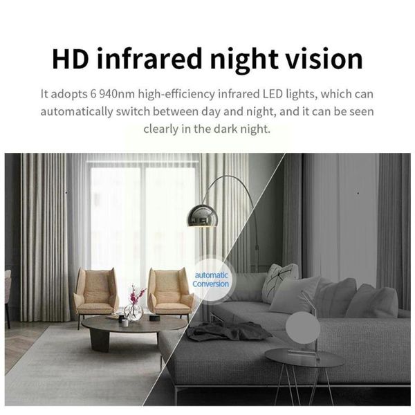 

camcorders 1080 hd camera sensitive ir night vision pir human low security for home detection wireless ip power mini t9c8